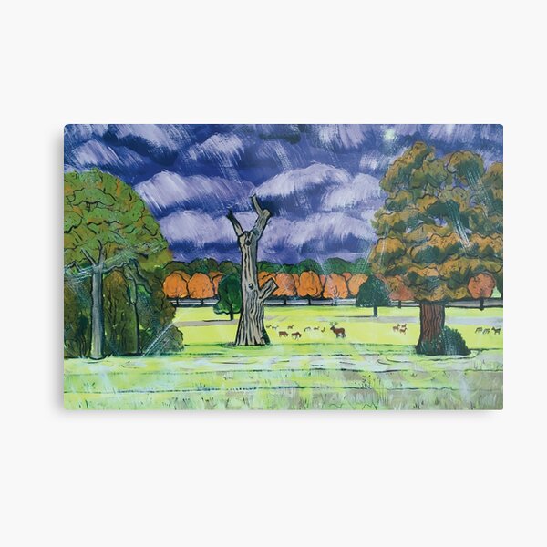 When The Rain Came Metal Print