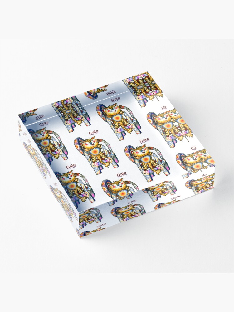 Alternate view of Gato The Cat Acrylic Block
