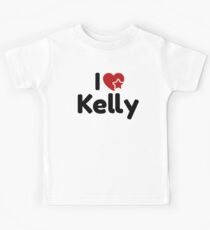 I love Kelly, I heart Kelly Kids T-Shirt
