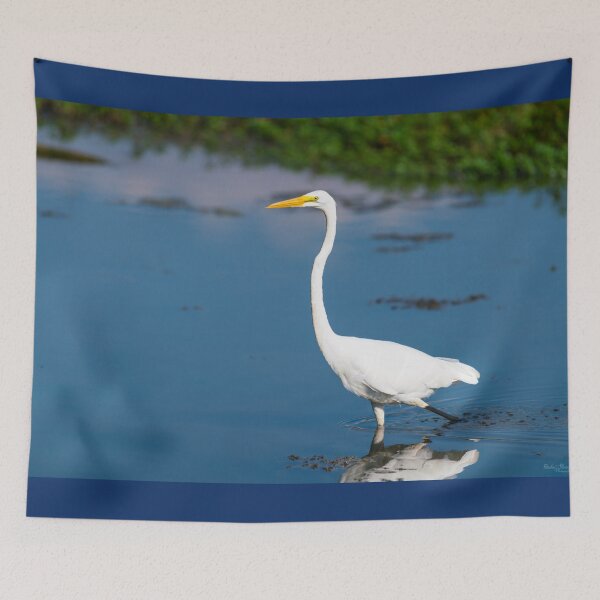 Item preview, Portrait Of Great White Egret designed and sold by mljdwhite.
