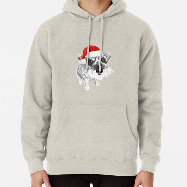 Christmas Schnauzer Pullover Hoodie