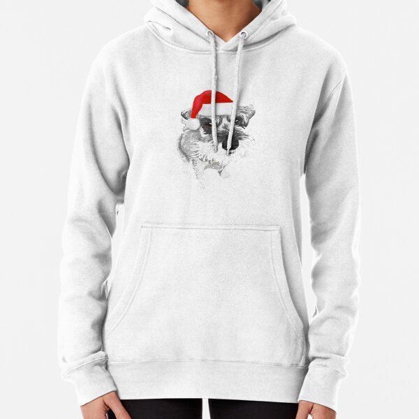 Christmas Schnauzer Pullover Hoodie
