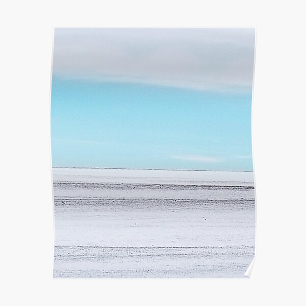 Winter Watercolor Poster