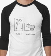 Porktrait Men's Baseball ¾ T-Shirt