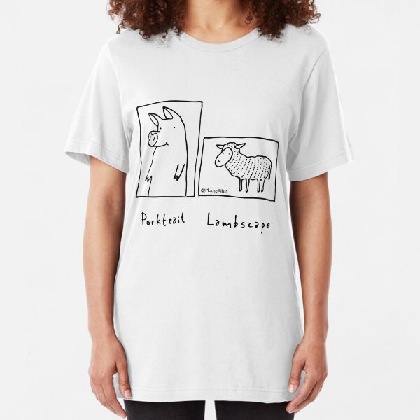 Porktrait Slim Fit T-Shirt