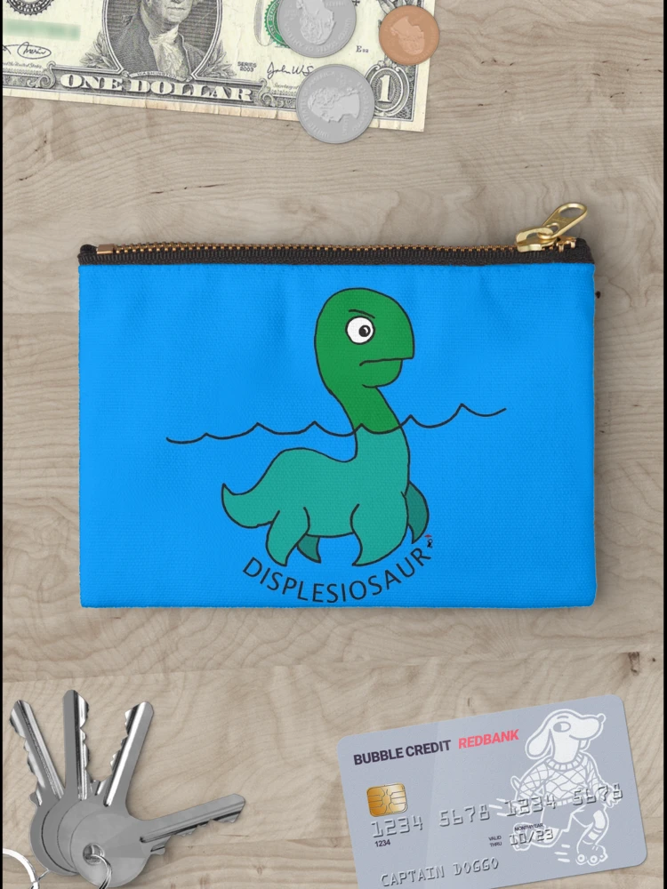 Thumbnail 3 of 4, Zipper Pouch, Displeasiosaur designed and sold by InkRain.