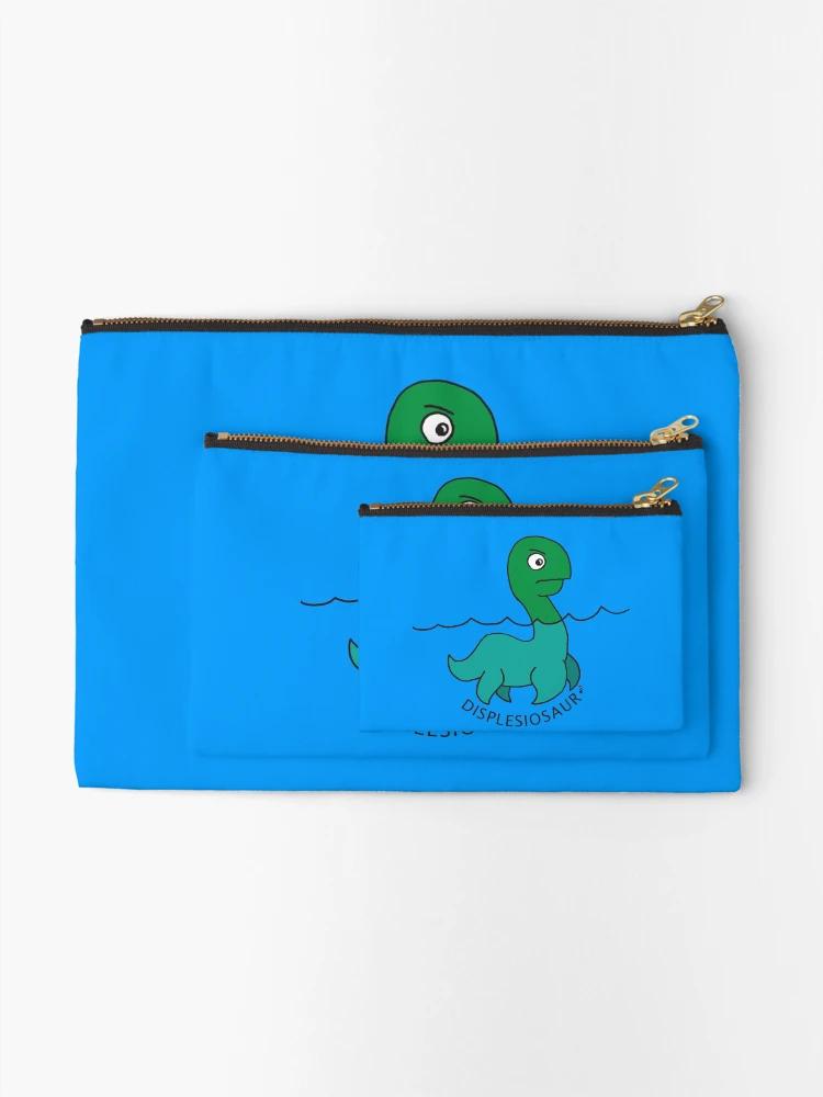Thumbnail 2 of 4, Zipper Pouch, Displeasiosaur designed and sold by InkRain.