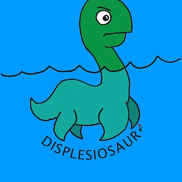 Artwork thumbnail, Displeasiosaur by InkRain