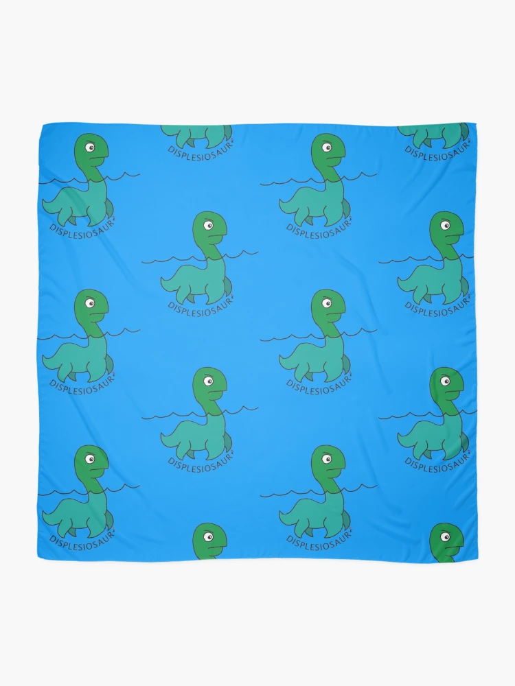 Thumbnail 2 of 3, Scarf, Displeasiosaur designed and sold by InkRain.
