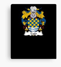 Lago Coat of Arms - Family Crest Shirt Canvas Print