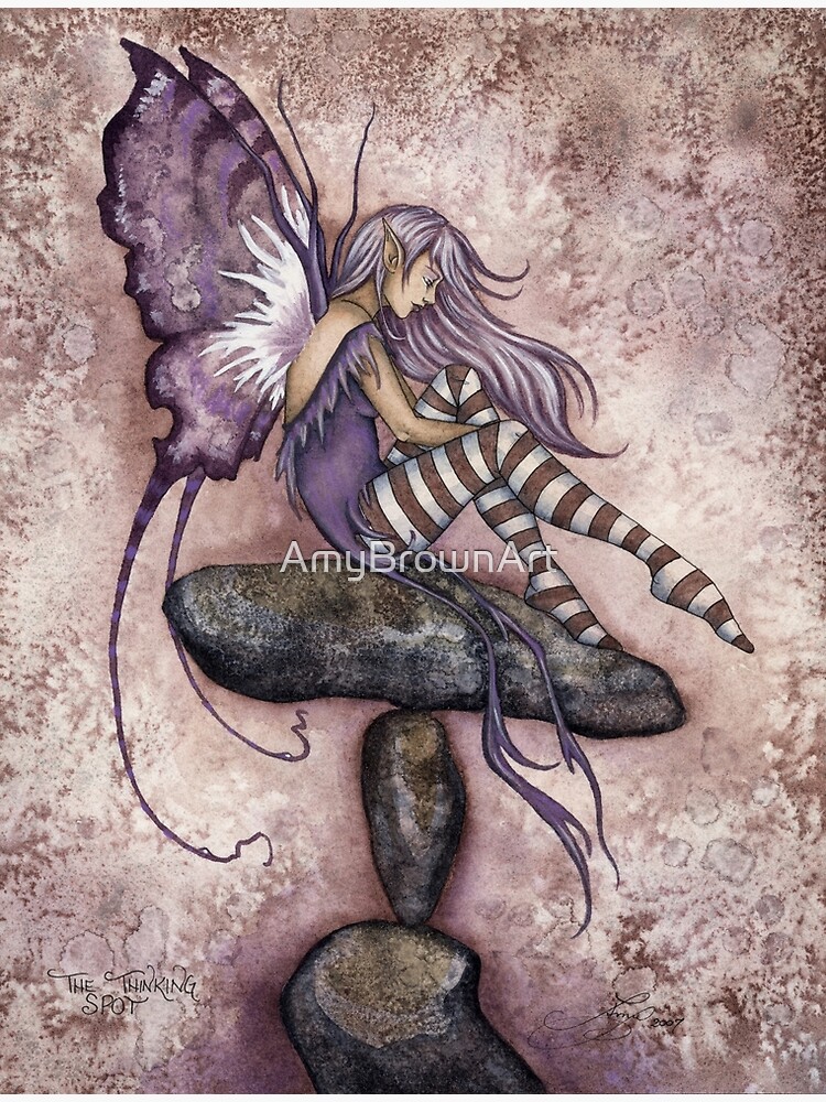 The Thinking Spot by AmyBrownArt