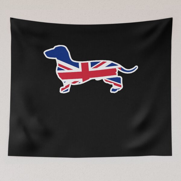 Item preview, Dachshund Dog Flag of the United Kingdom (1) designed and sold by shoppzee.