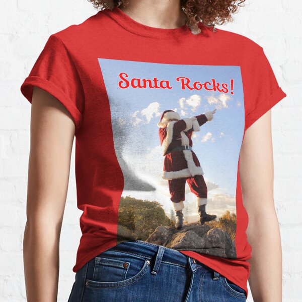 Rad Santa T Shirts Redbubble - thravsher hoodie w distressed tee x black wavy roblox