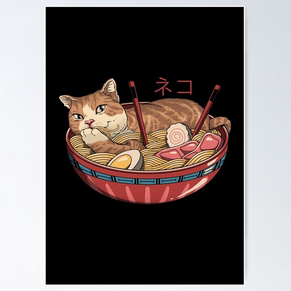Item preview, Neko Ramen v2 designed and sold by vincenttrinidad.