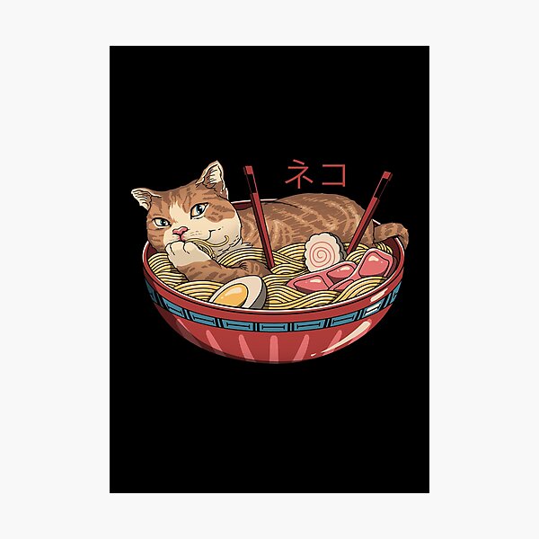 Item preview, Neko Ramen v2 designed and sold by vincenttrinidad.