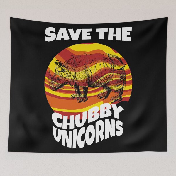 Item preview, Save the Chubby Unicorns T-Shirt designed and sold by emphatic.