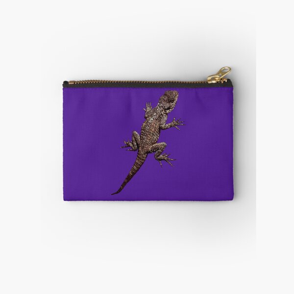 Item preview, Agama Lizard - Cyprus - Purple Background by Amanda M Lucas designed and sold by Amanda Lucas.