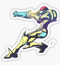 Samus Aran Color V2 Sticker