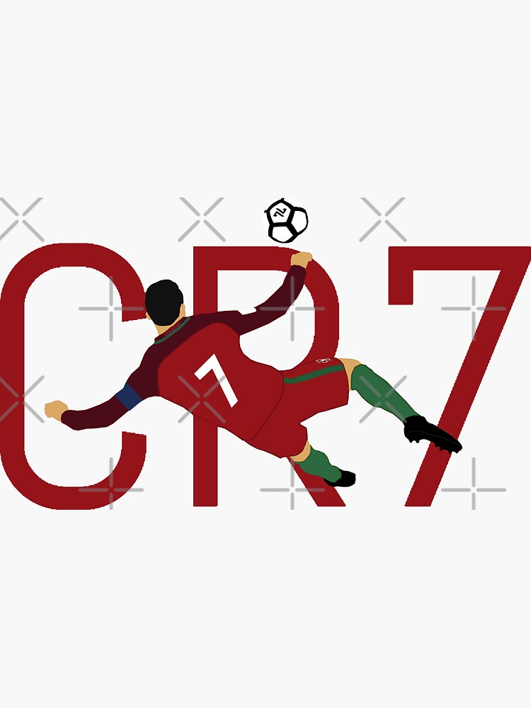 cristiano ronaldo siuuu  Sticker for Sale by masahiko212