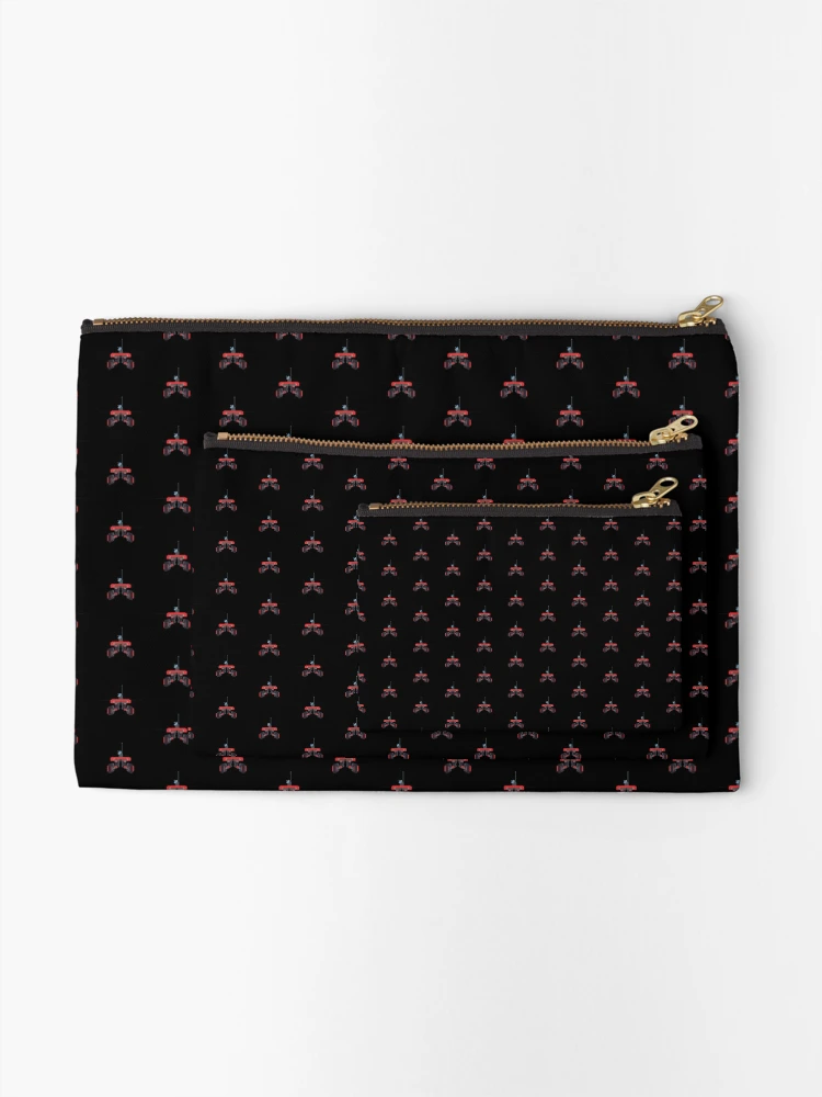 Thumbnail 2 of 4, Zipper Pouch, Little Red Robot Rover designed and sold by SpacemanSam13.