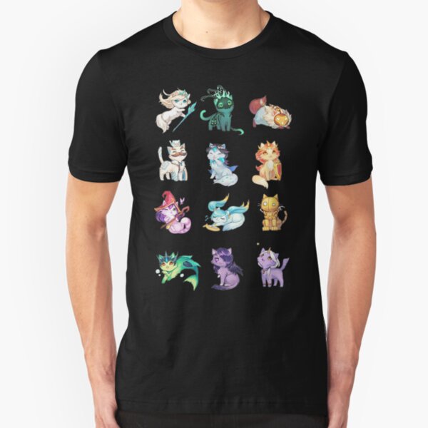 League of Support Cats Slim Fit T-Shirt