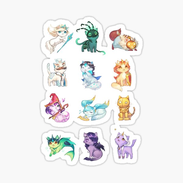 League of Support Cats Sticker