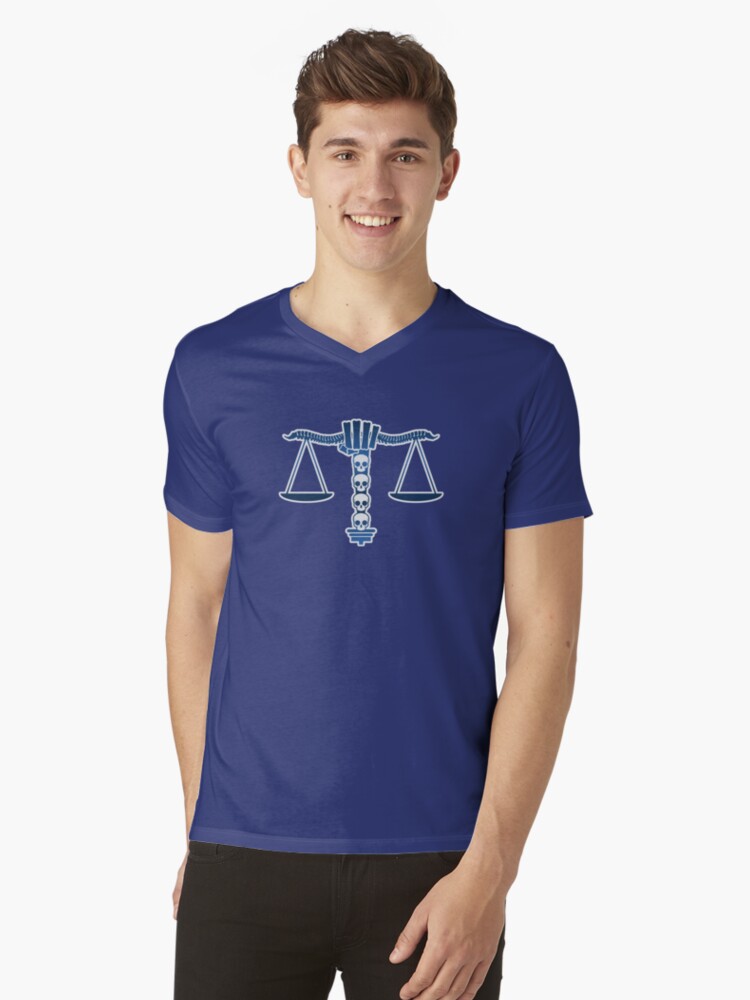 Thumbnail 1 of 3, V-Neck T-Shirt, Sin-Eaters Threshold: The Silent designed and sold by TheOnyxPath.