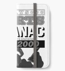 Back to the Future Almanac B&W iPhone Wallet/Case/Skin