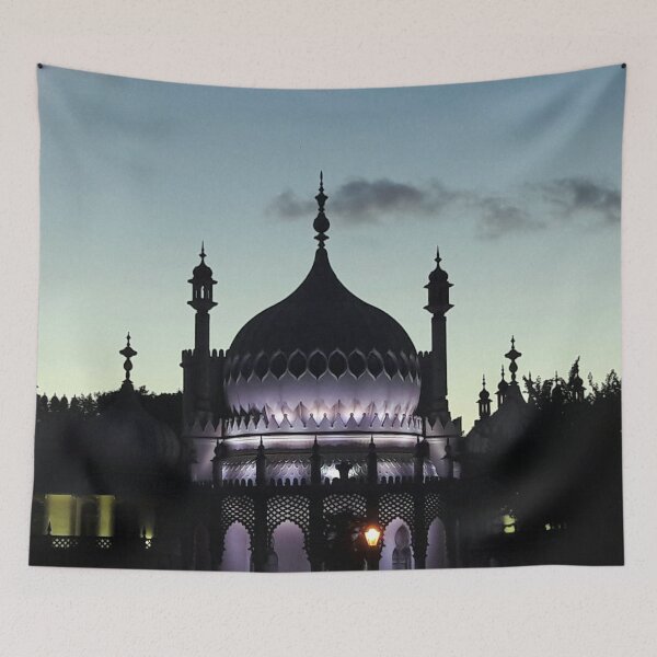 Item preview, Brighton Pavilion at Night designed and sold by SpikyNeil.
