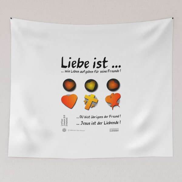 Item preview, Love is ... giving up his life for his friends! designed and sold by KSN-Berlin.