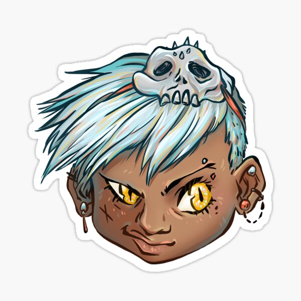 Badass Girl Sticker
