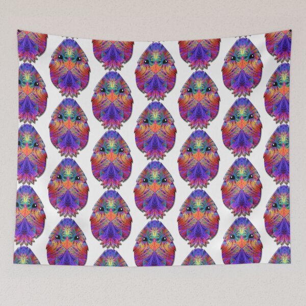 Item preview, Rainbow Split Feathers Chicken Little designed and sold by wolfepaw.