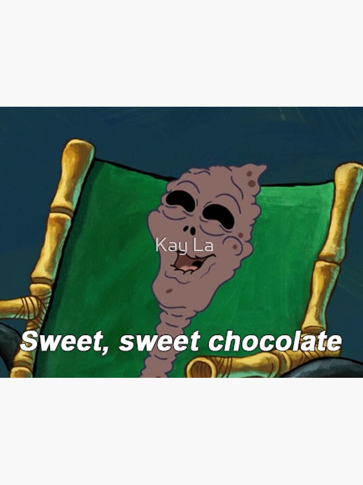 "What Are They Selling? Chocolate SpongeBob" Sticker for Sale by