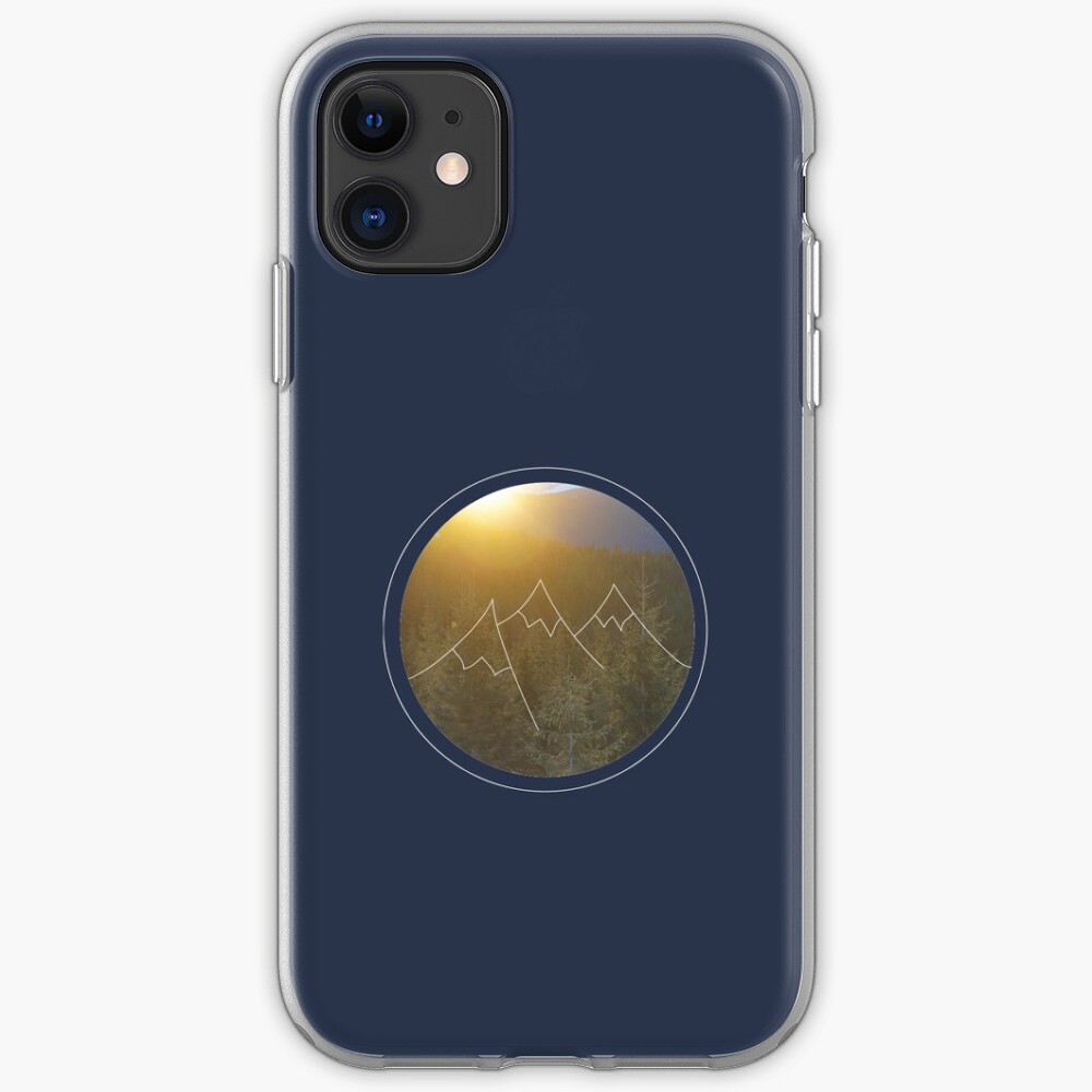 Mountain sunrise in Winter iPhone Case & Cover