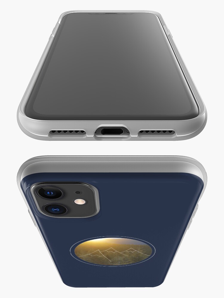Alternate view of Mountain sunrise in Winter iPhone Case & Cover