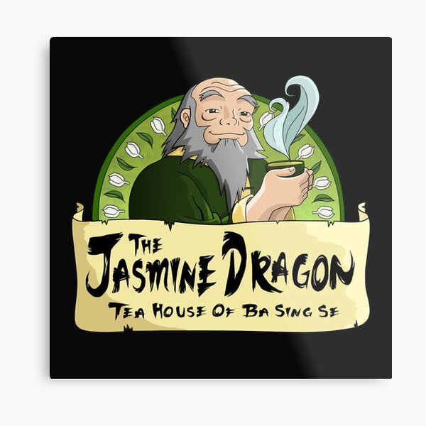 The Jasmine Dragon Tea House Metal Print