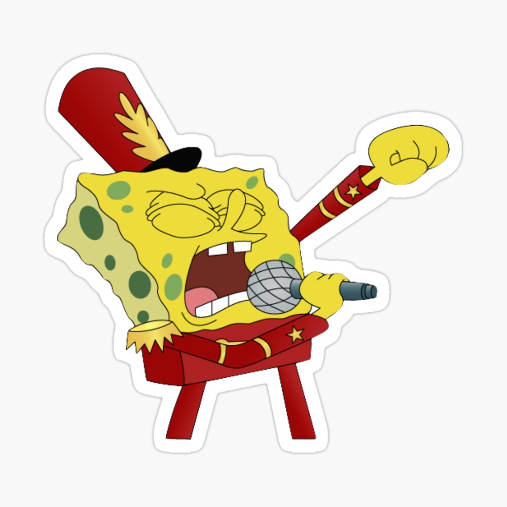 Spongebob Sweet Victory Sticker By Thekaylalove Redbubble