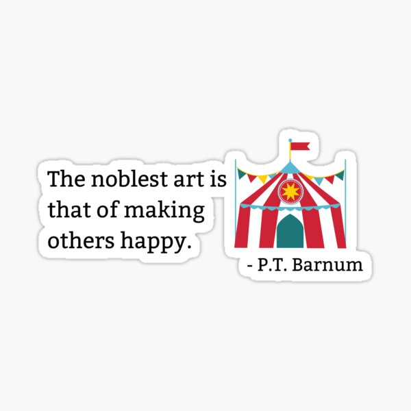 PT Barum Quote Make Others Happy Sticker