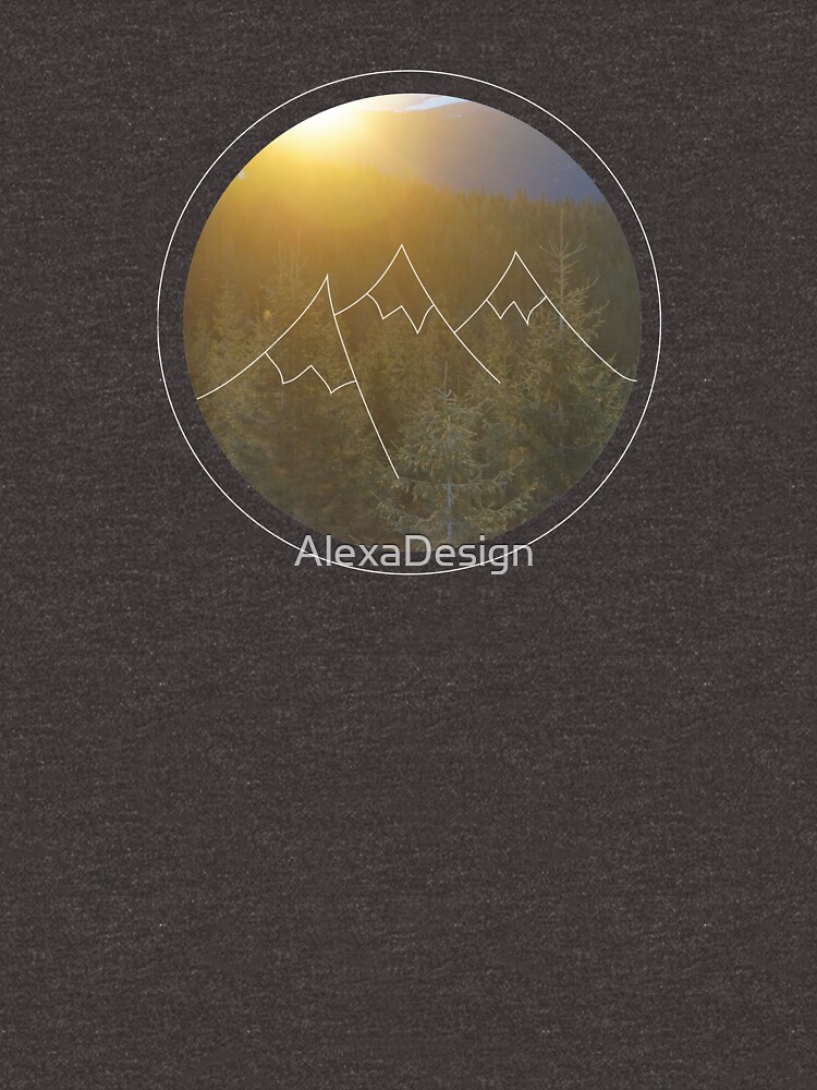 Mountain sunrise in Winter by AlexaDesign