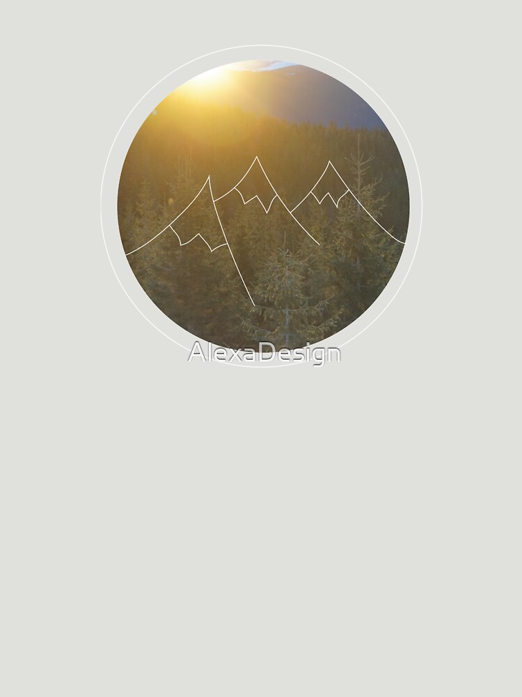 Mountain sunrise in Winter by AlexaDesign