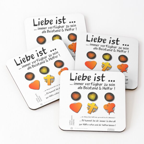 Item preview, Love is... always being available, as a support & helper! designed and sold by KSN-Berlin.