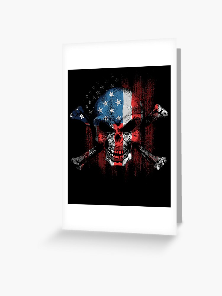 American Football USA Flag Skull Helm Poster for Sale by mafeel