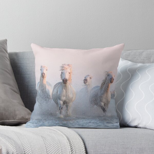 Item preview, Camargue horses galloping sunset designed and sold by apsmith68.