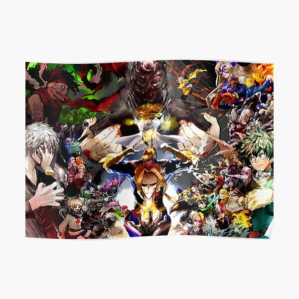 my hero academia - one for all Poster