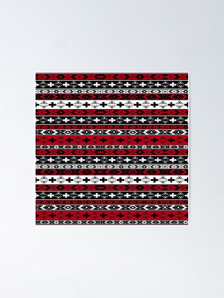 "Western American Indian Blanket" Poster for Sale by SSSowers Redbubble