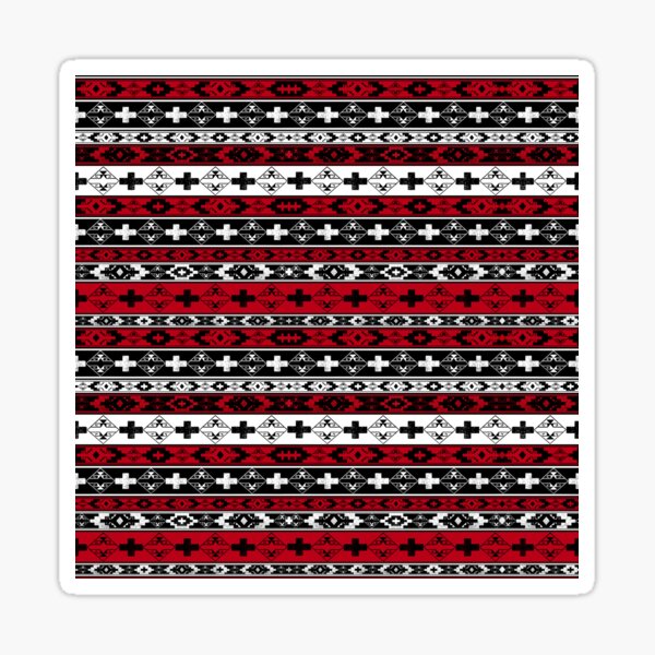 Western American Indian Blanket Sticker