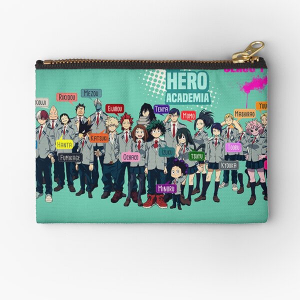 my hero academia - class 1A Zipper Pouch