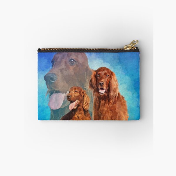 Artikelvorschau, Irish Setter Dogs Collage entworfen und verkauft von k9printart.