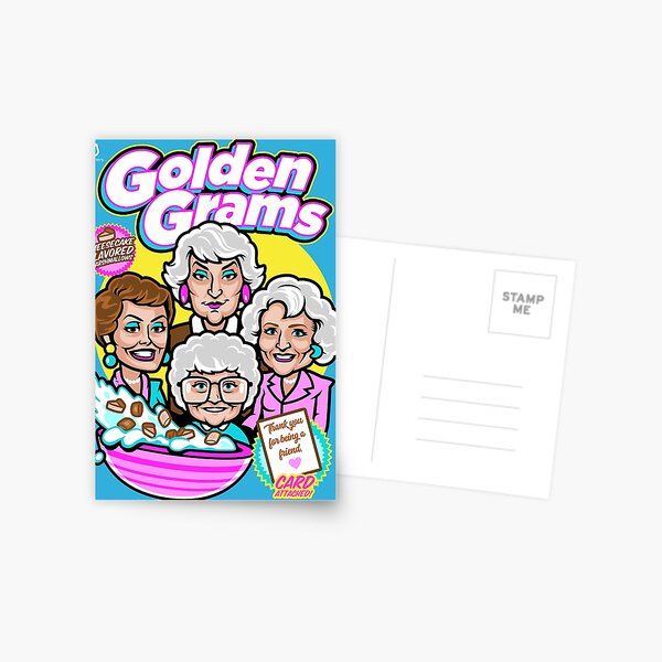 Golden Grams Cereal Postcard