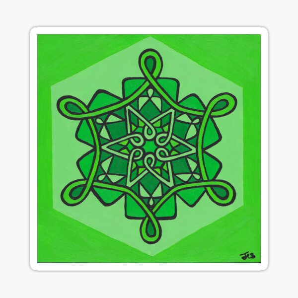 Dottie Green Scale Sticker